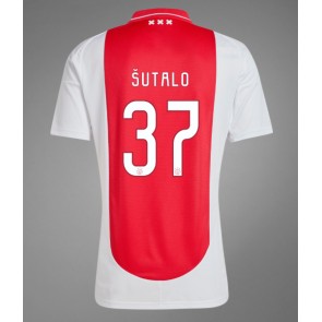 Ajax Josip Sutalo #37 Domaci Dres 2024-25 Kratak Rukavima